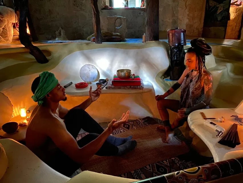 Ayahuasca-Sonnenuntergangszeremonie