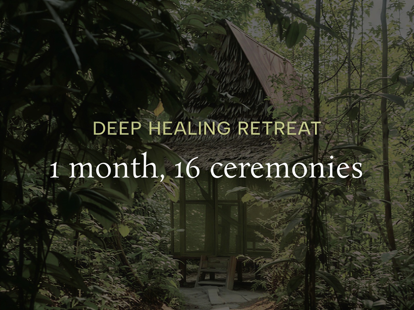 Deep-Heilungs-Retreat (1 Monat)