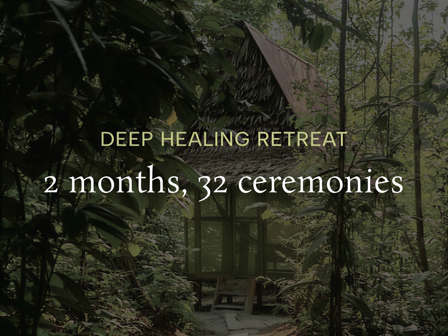 Tiefes Heilungs-Retreat (2 Monate)