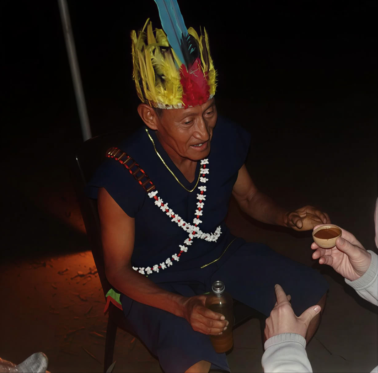 Ayahuasca-Zeremonie in Ecuador