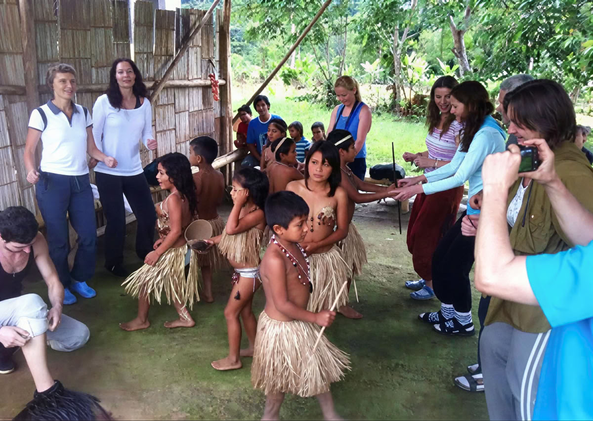 Ayahuasca-Zeremonie in Ecuador