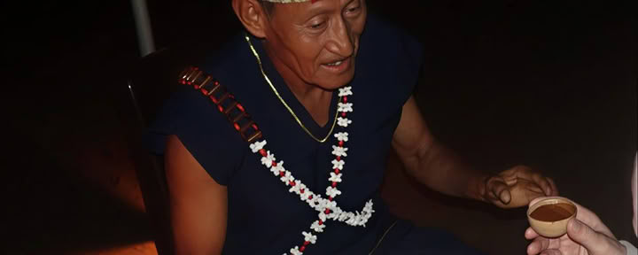 Ayahuasca-Zeremonie in Ecuador