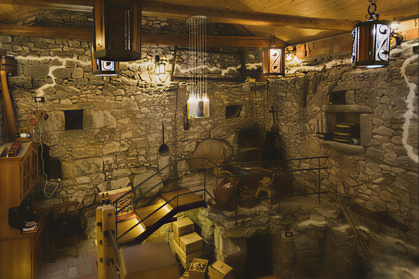 Traditionelle und moderne gemischte Weintour