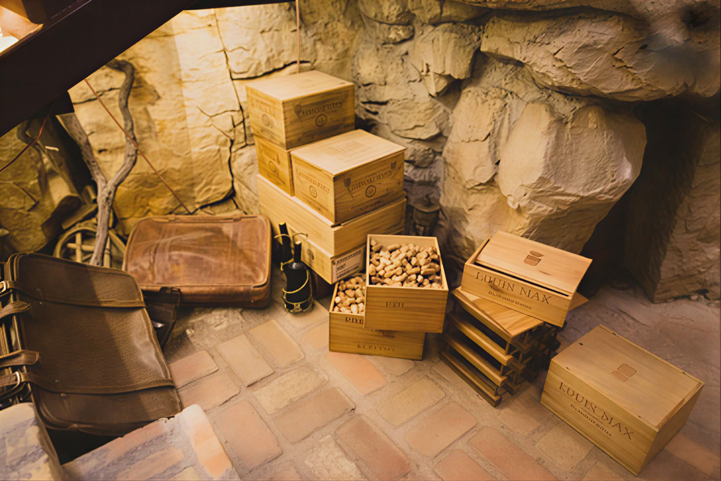 Traditionelle und moderne gemischte Weintour