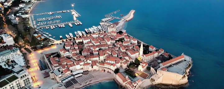 Radtour in den Bergen Montenegros