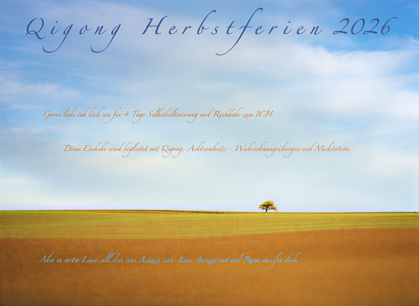 QiGong Herbstferien 2026