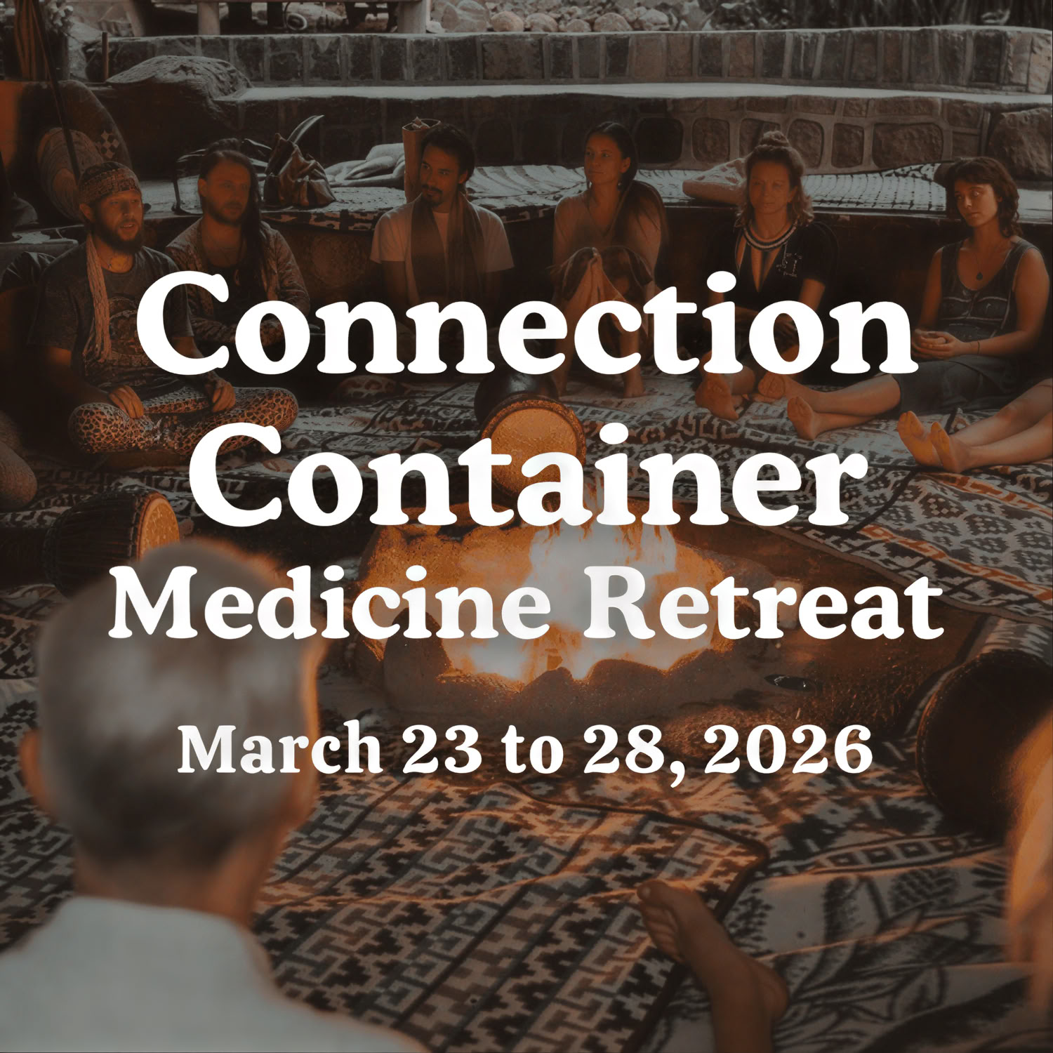 Connection Container Retreat mit Medizin