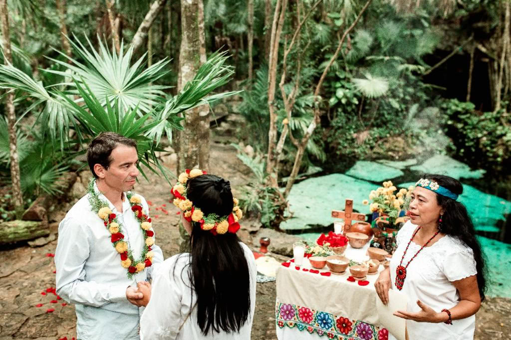 Traditionelle Maya-Hochzeitszeremonie