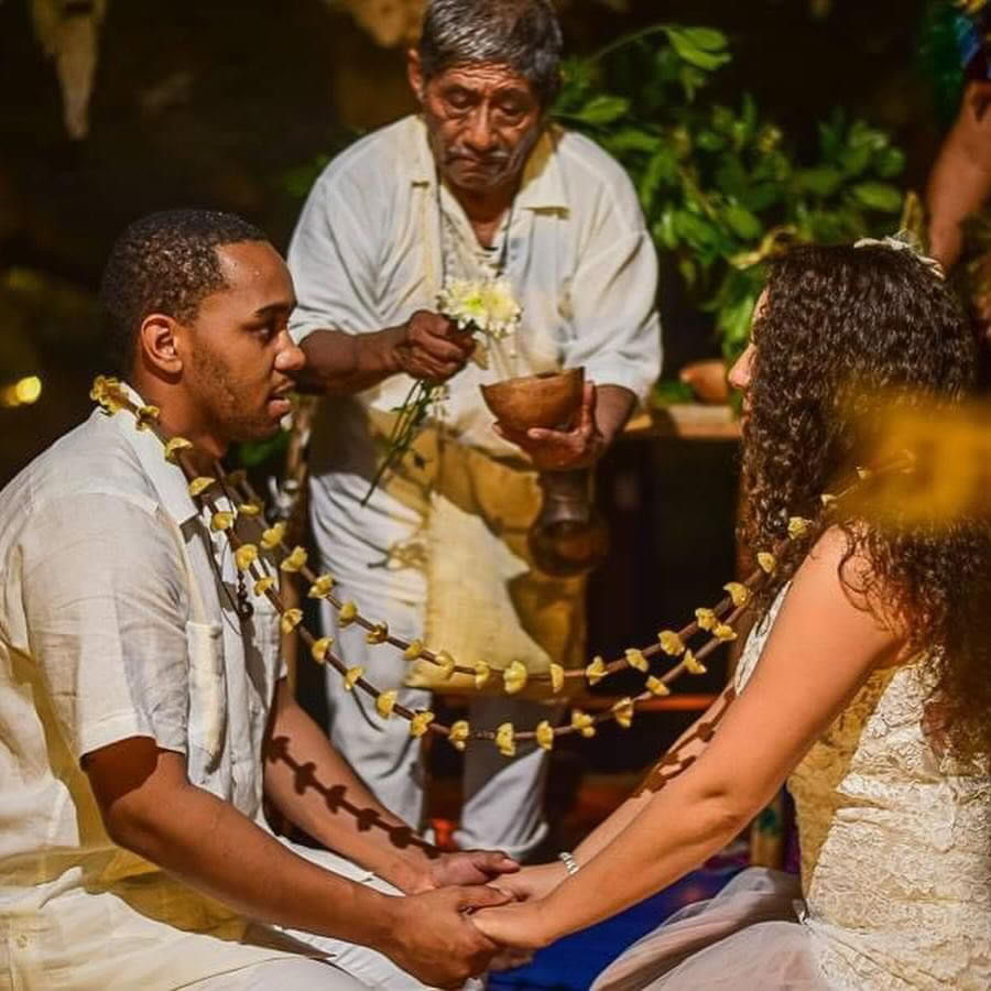 Traditionelle Maya-Hochzeitszeremonie