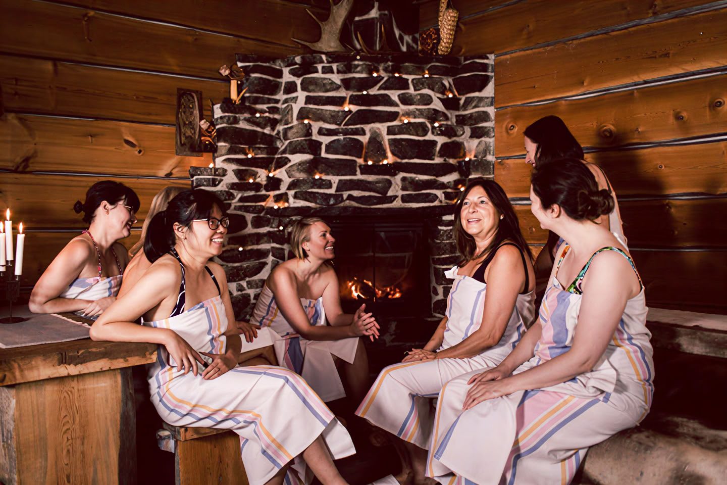 Saunaritual für Frauen (Junggesellinnenabschiede, andere Anlässe)