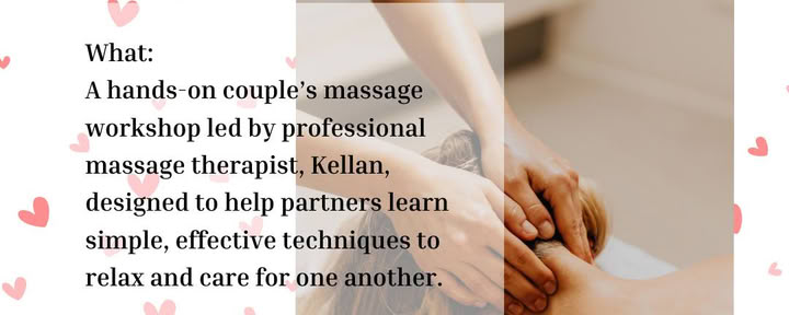 Paarmassage-Unterricht mit Kellan Cox