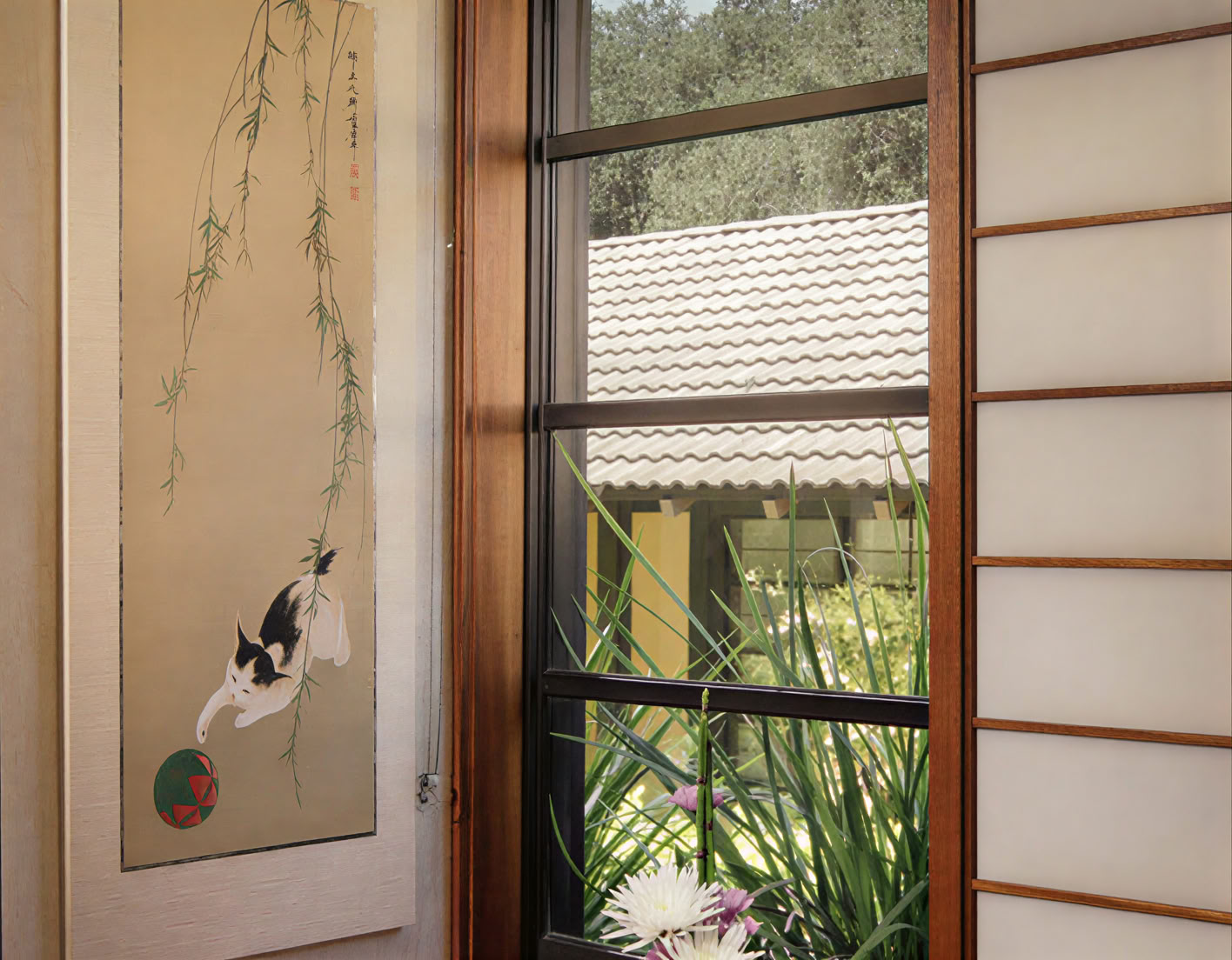 Die Linse eines Buddhisten