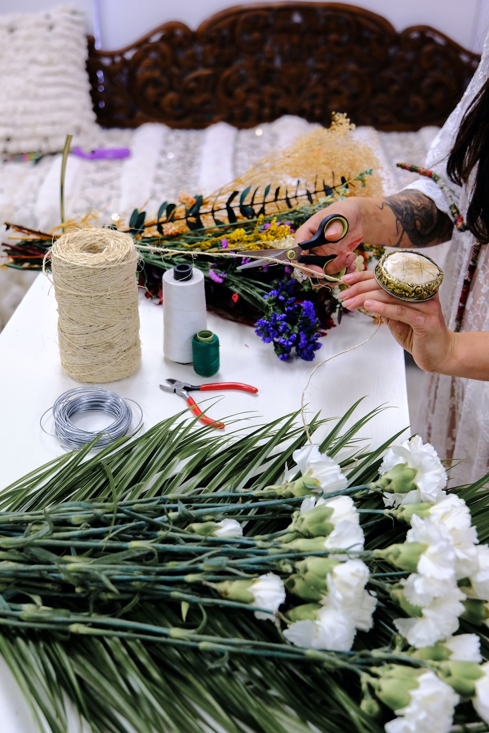 Blumenkranz-Workshop