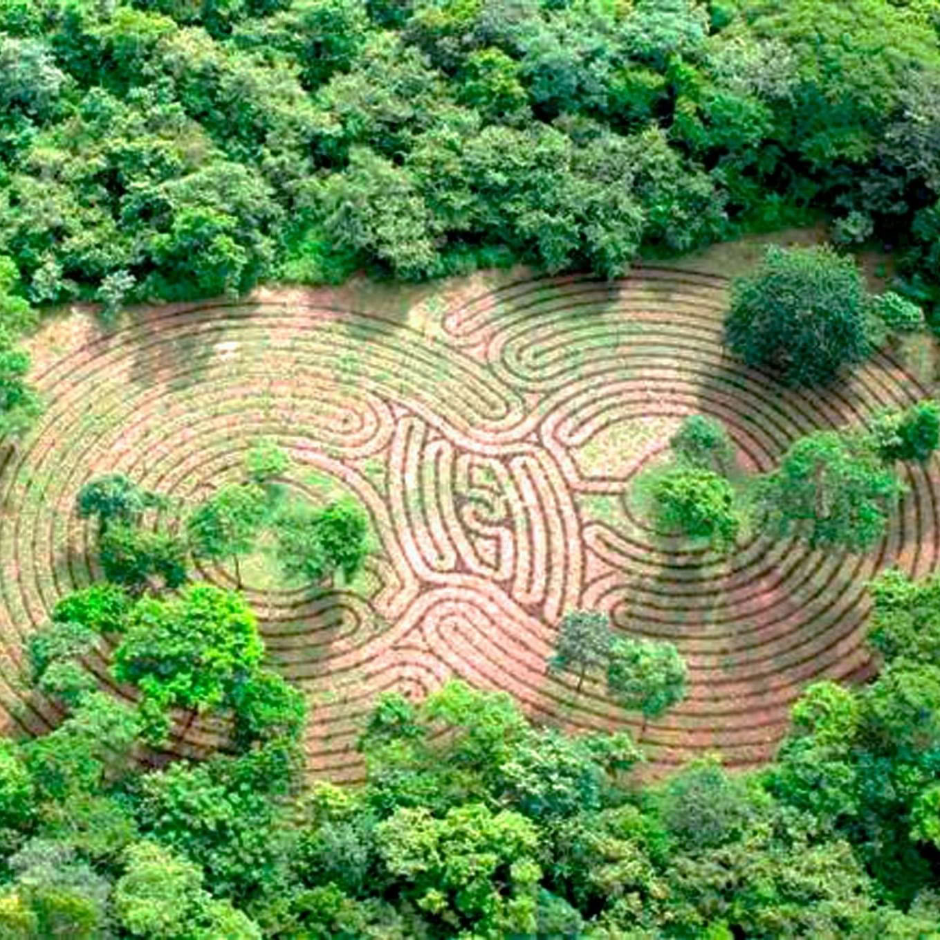 Geführte Meditation im Labyrinth