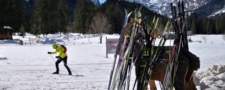 Fasten im Schnee