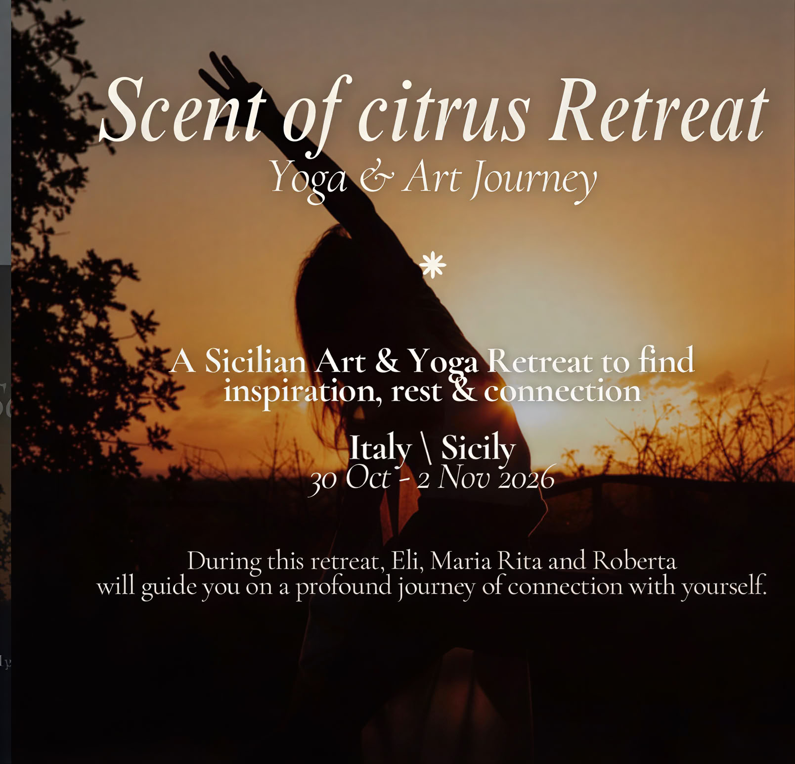 Scent of citrus Retreat - Yoga&Art-Reise