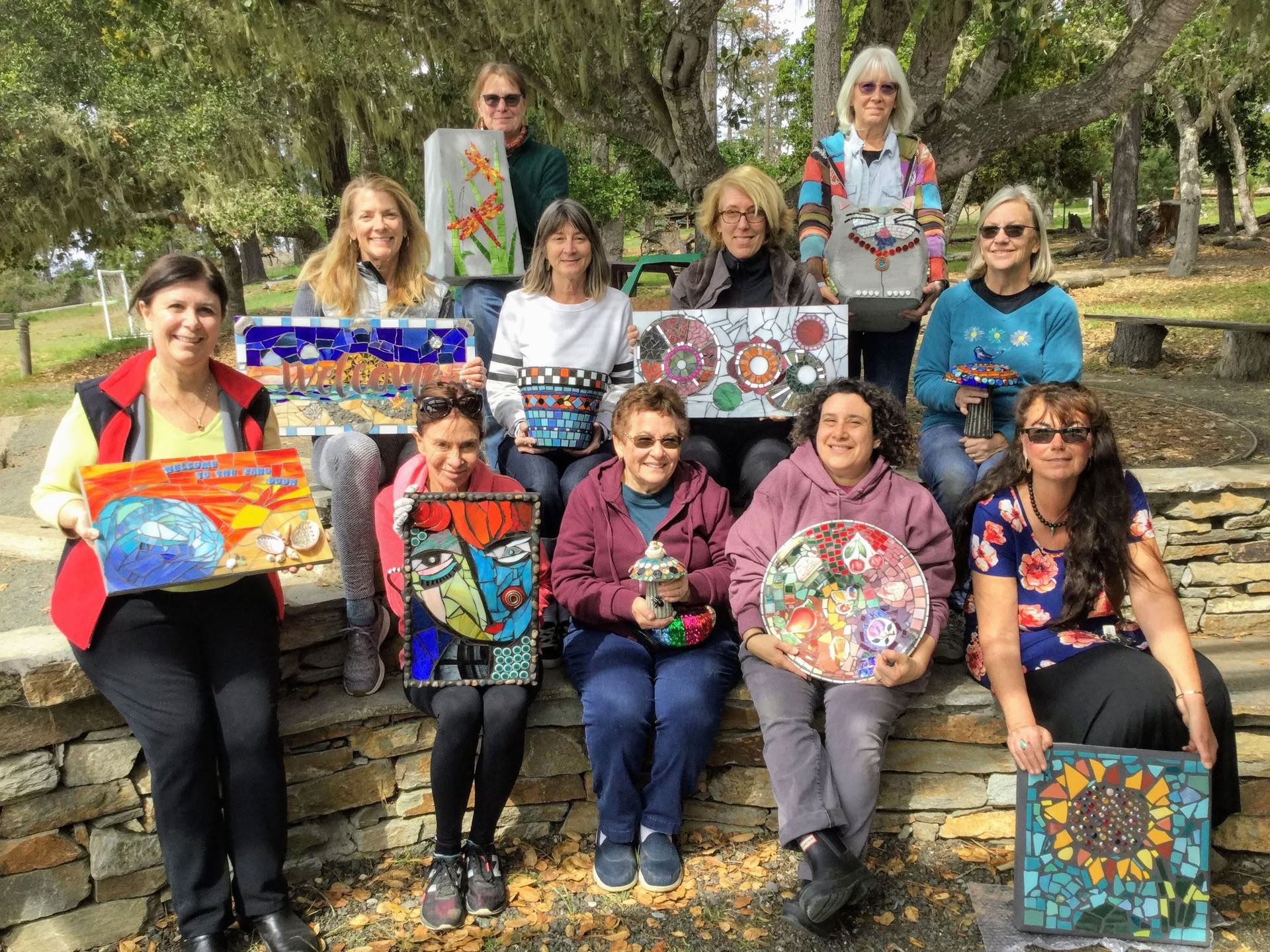 Mosaic Art Retreat mit Passiflora Mosaics (September) — Camp Ocean Pines