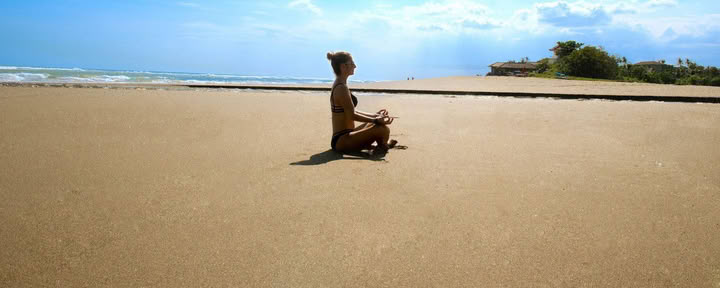 Meditation auf Bali