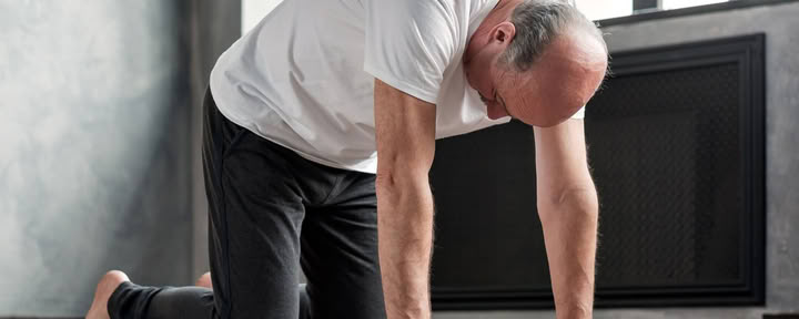 Yoga-Therapie-Sitzung