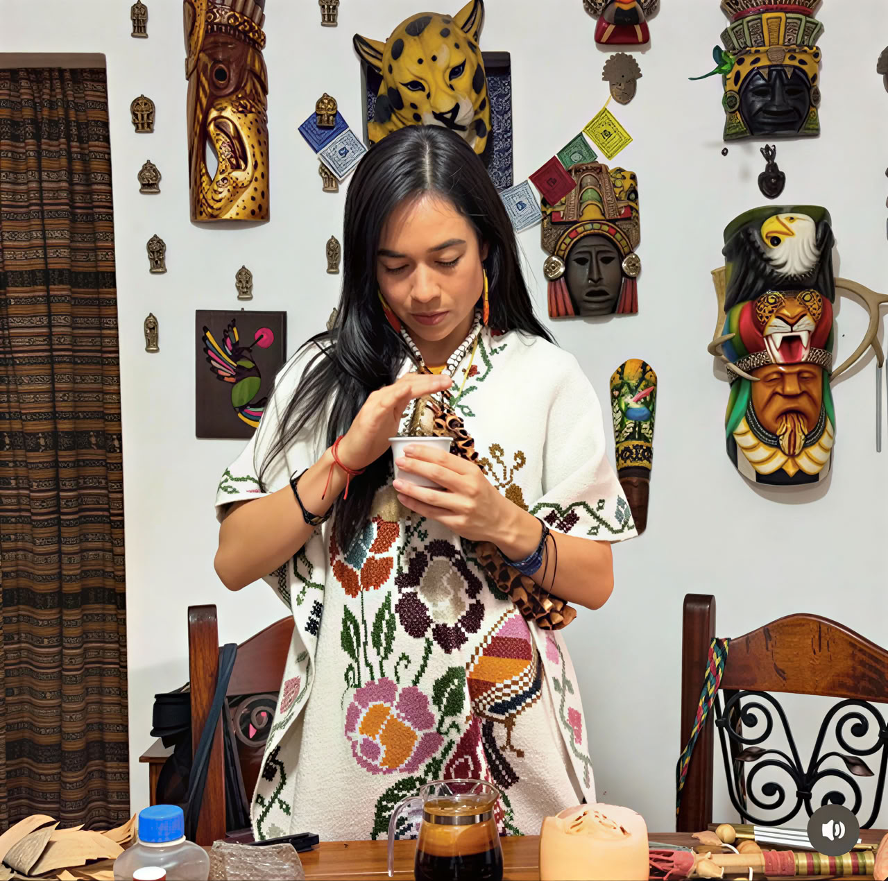 Ayahuasca-Zeremonie in Medellin