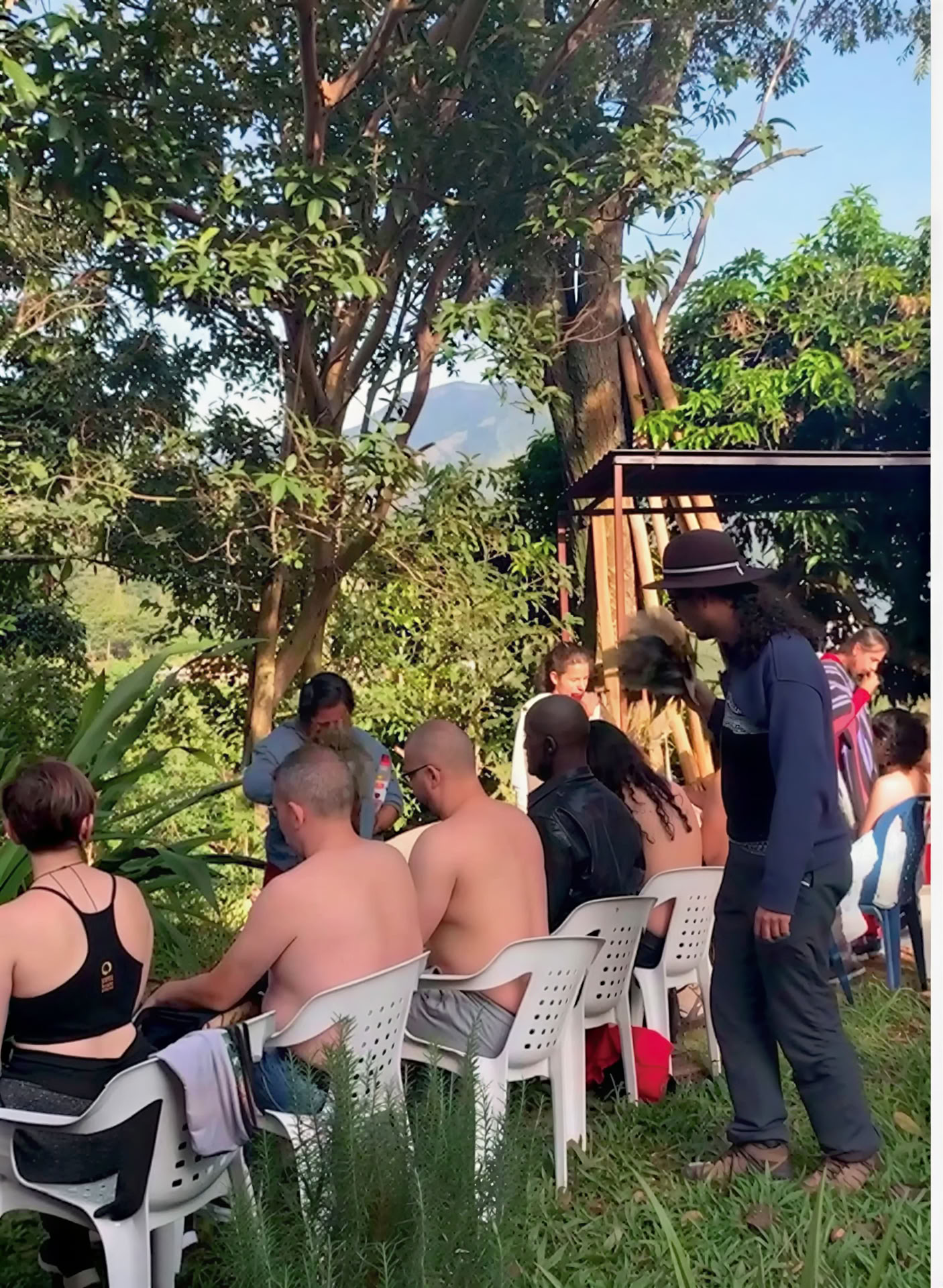 Ayahuasca-Zeremonie in Medellin