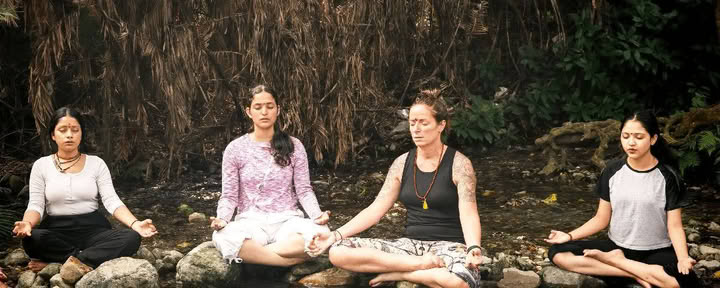 Kurzer Yoga-Retreat