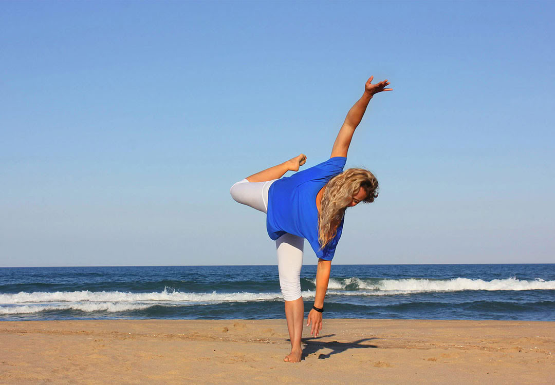 Yoga am Strand