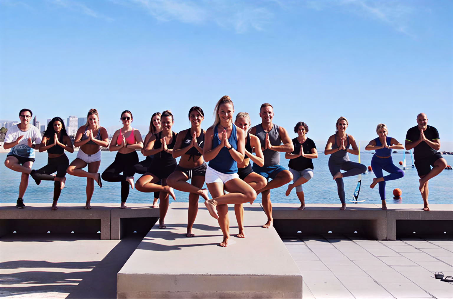 Yoga am Strand