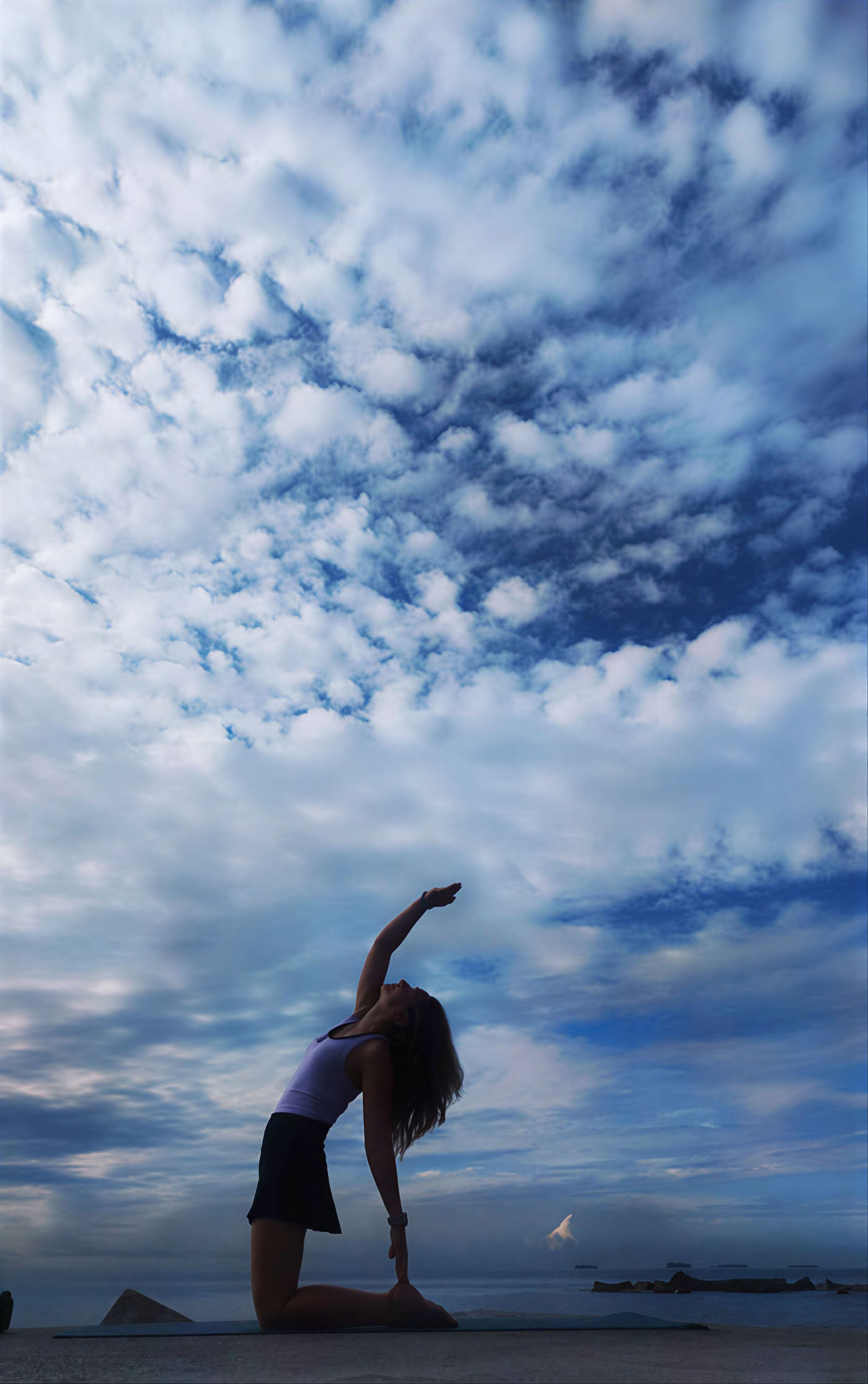 Yoga am Strand