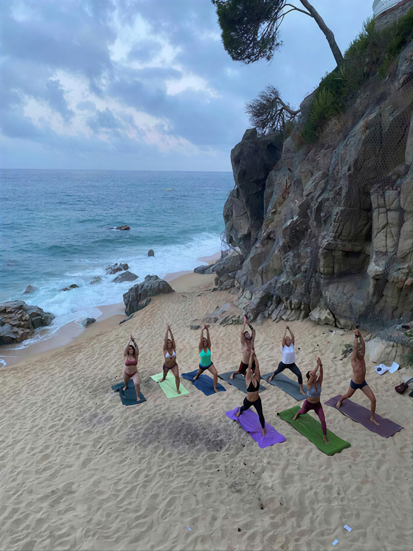 Yoga am Strand