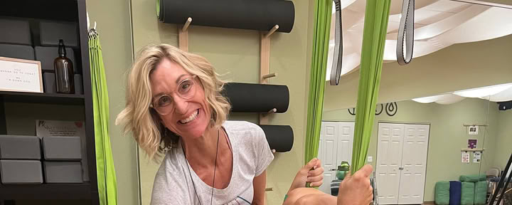 Private Aerial-Yoga-Sitzung