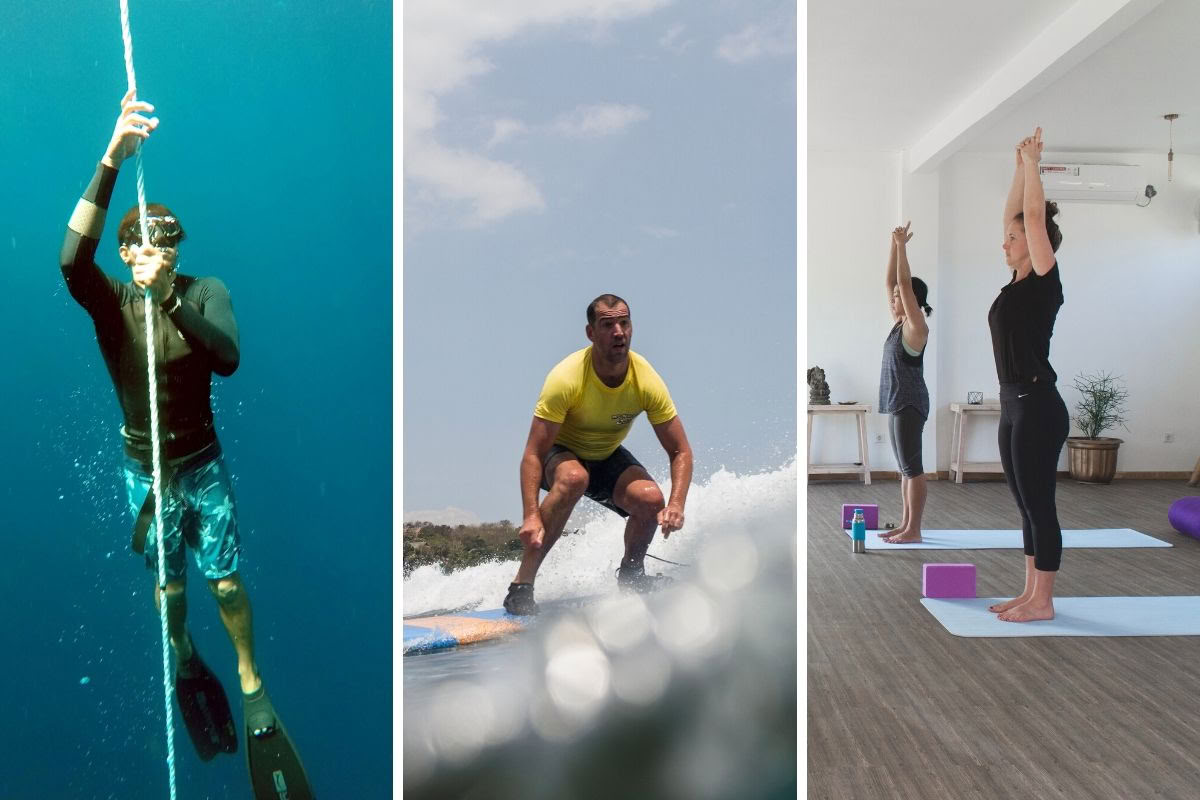 6 Tage Freediving, Surfen und Yoga