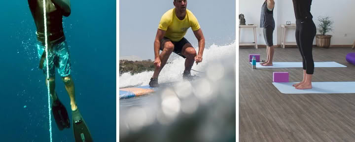 6 Tage Freediving, Surfen und Yoga