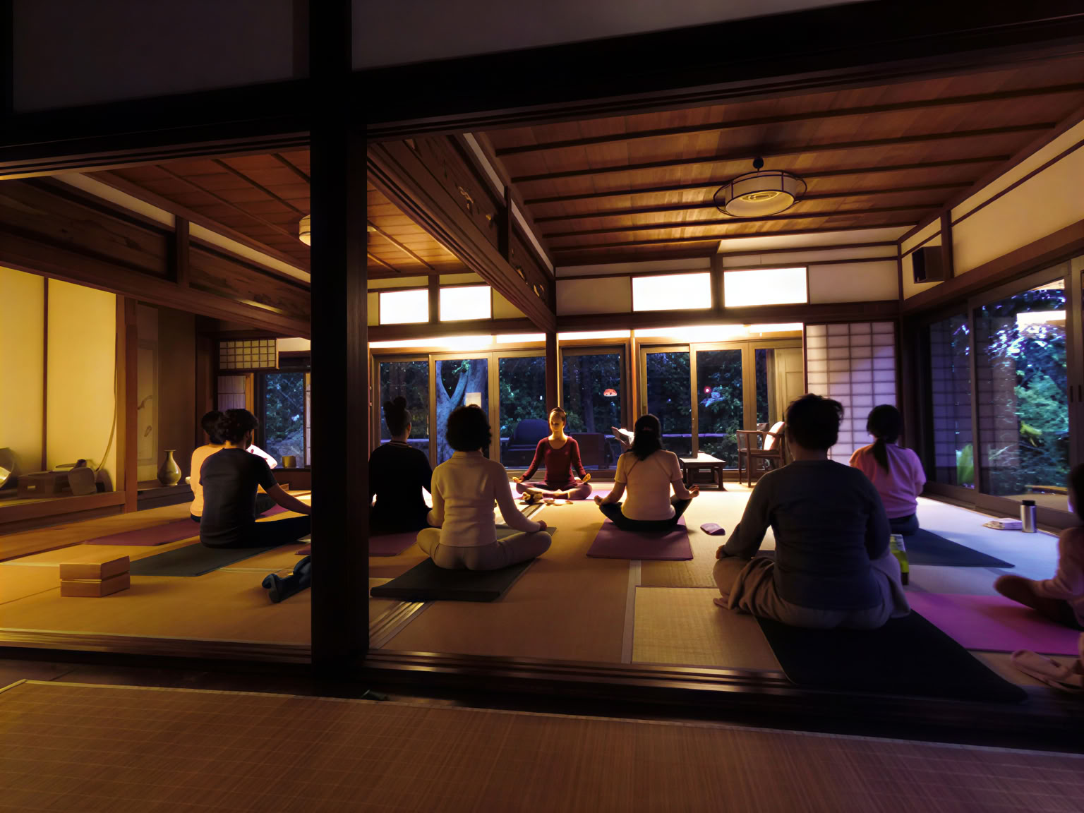 Retreat für stille Achtsamkeitsmeditation und Yoga