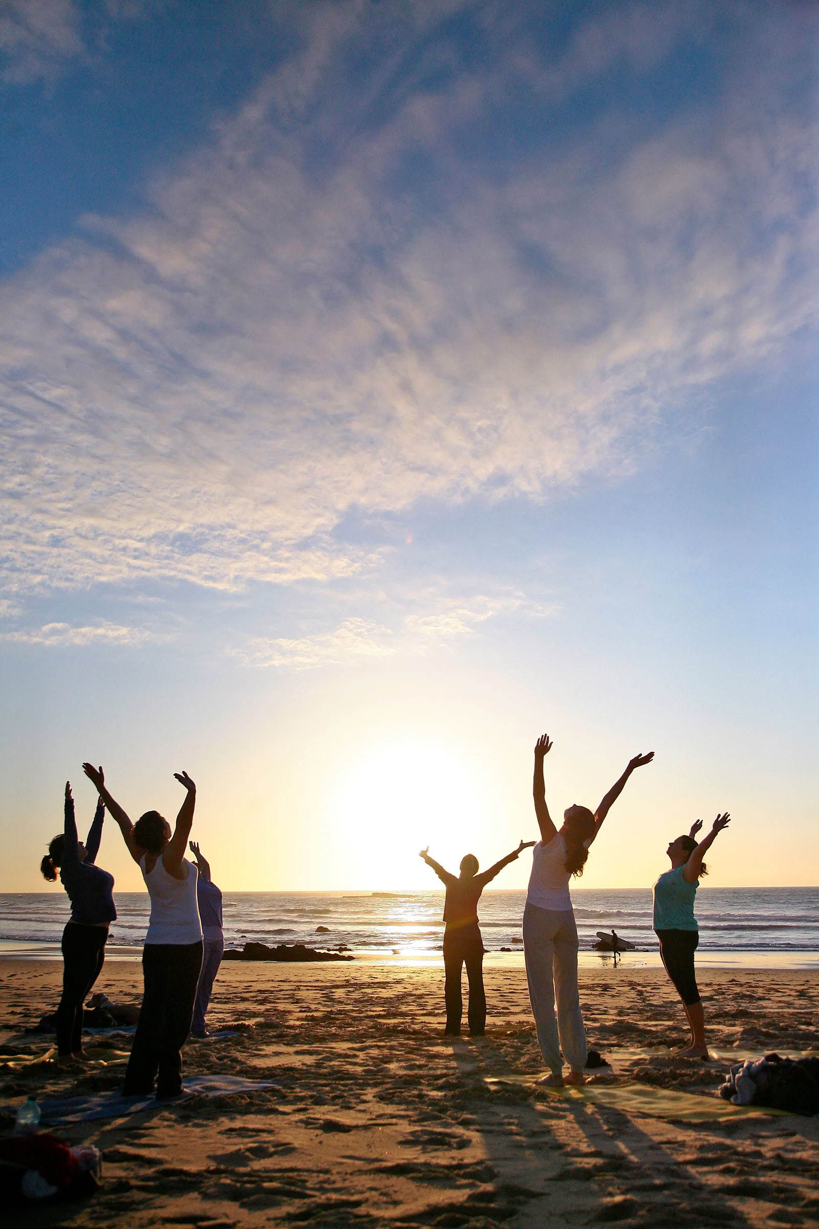 Yoga am Strand