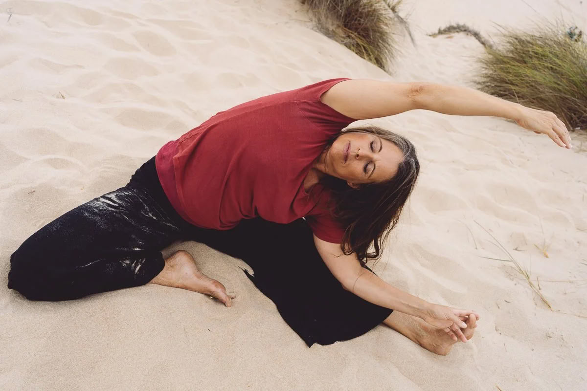 Yoga am Strand