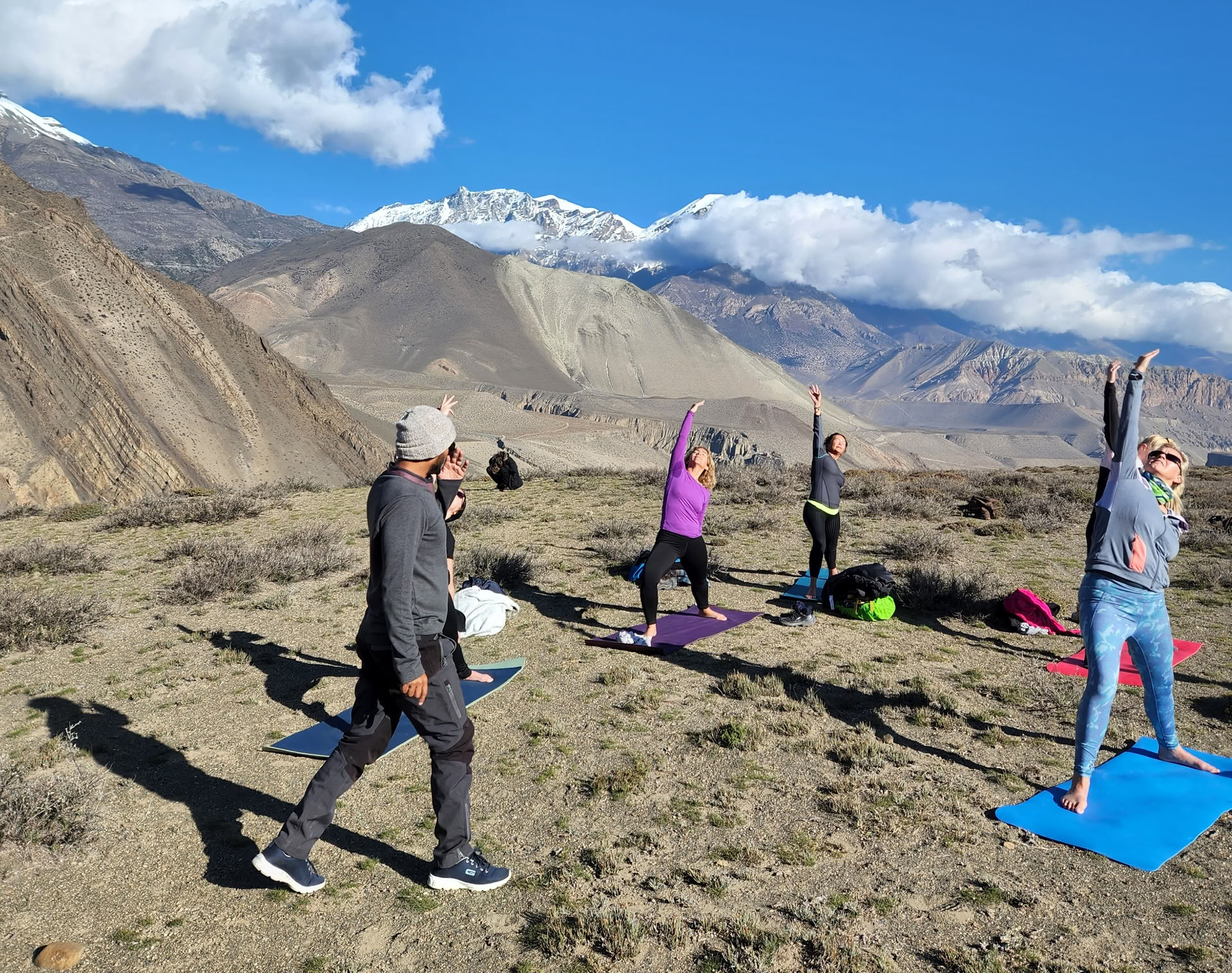 Yoga-Trekking und Seelenpilgerreise ins heilige Land Mustang