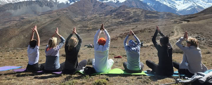 Yoga-Trekking und Seelenpilgerreise ins heilige Land Mustang