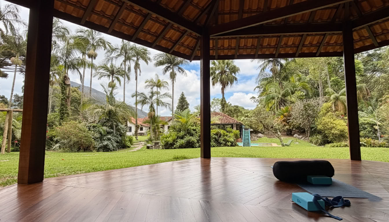 Yoga-Retreat am Wochenende in der Nähe von Rio de Janeiro