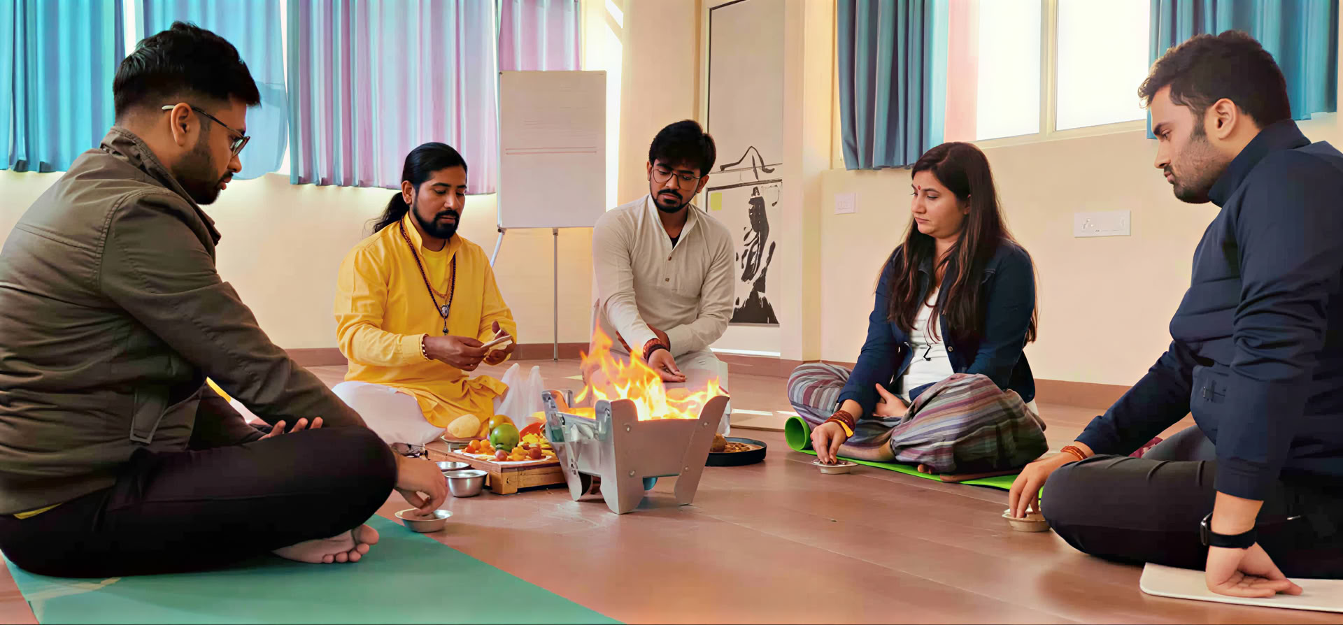 Kundalini-Yoga-Meditation-Retreat in Indien