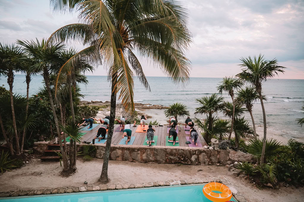 7-tägiges Pilates-Retreat am Meer mit Cenote- und Schnorcheltour