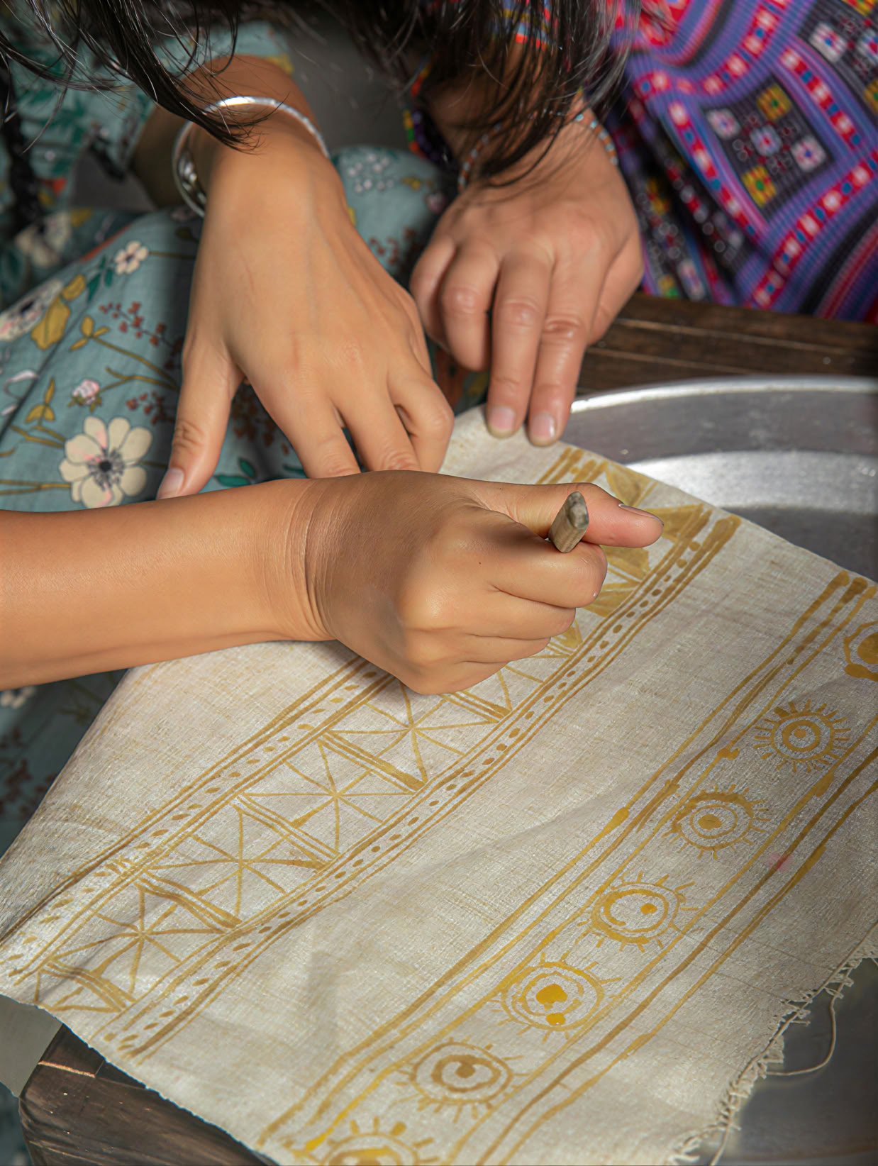 H'mong-Batik-Malerei