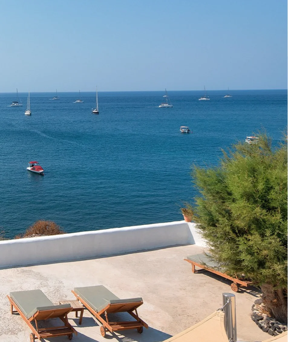 Yoga-Urlaub auf Santorin