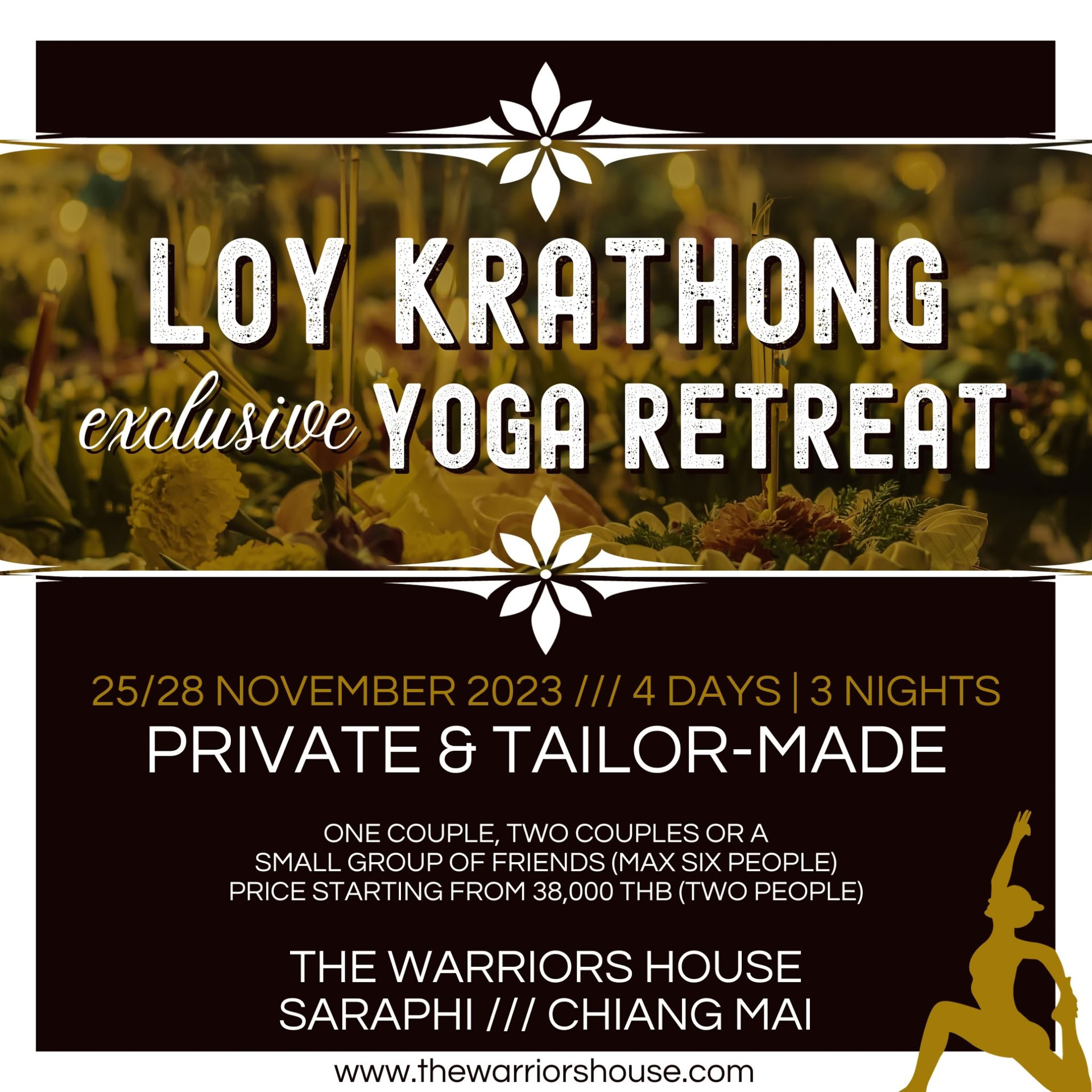 Exklusives Yoga-Retreat Loy Krathong