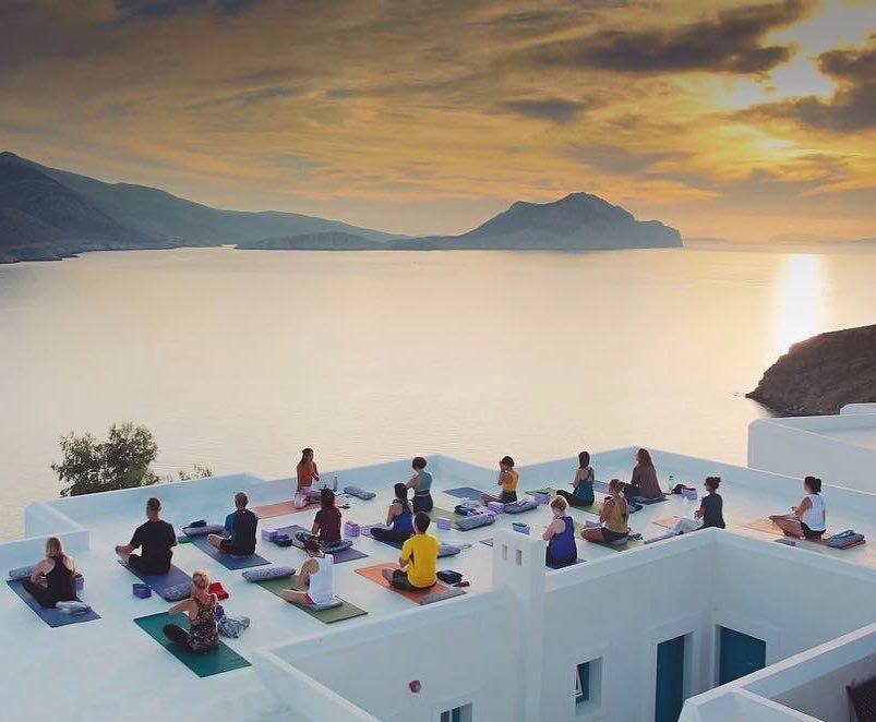 Revitalisierendes Yoga-Retreat und Wellnessurlaub auf der Insel Amorgos in Griechenland
