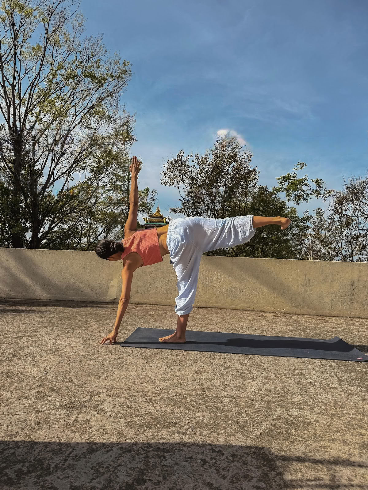 Ein Yoga-Haus