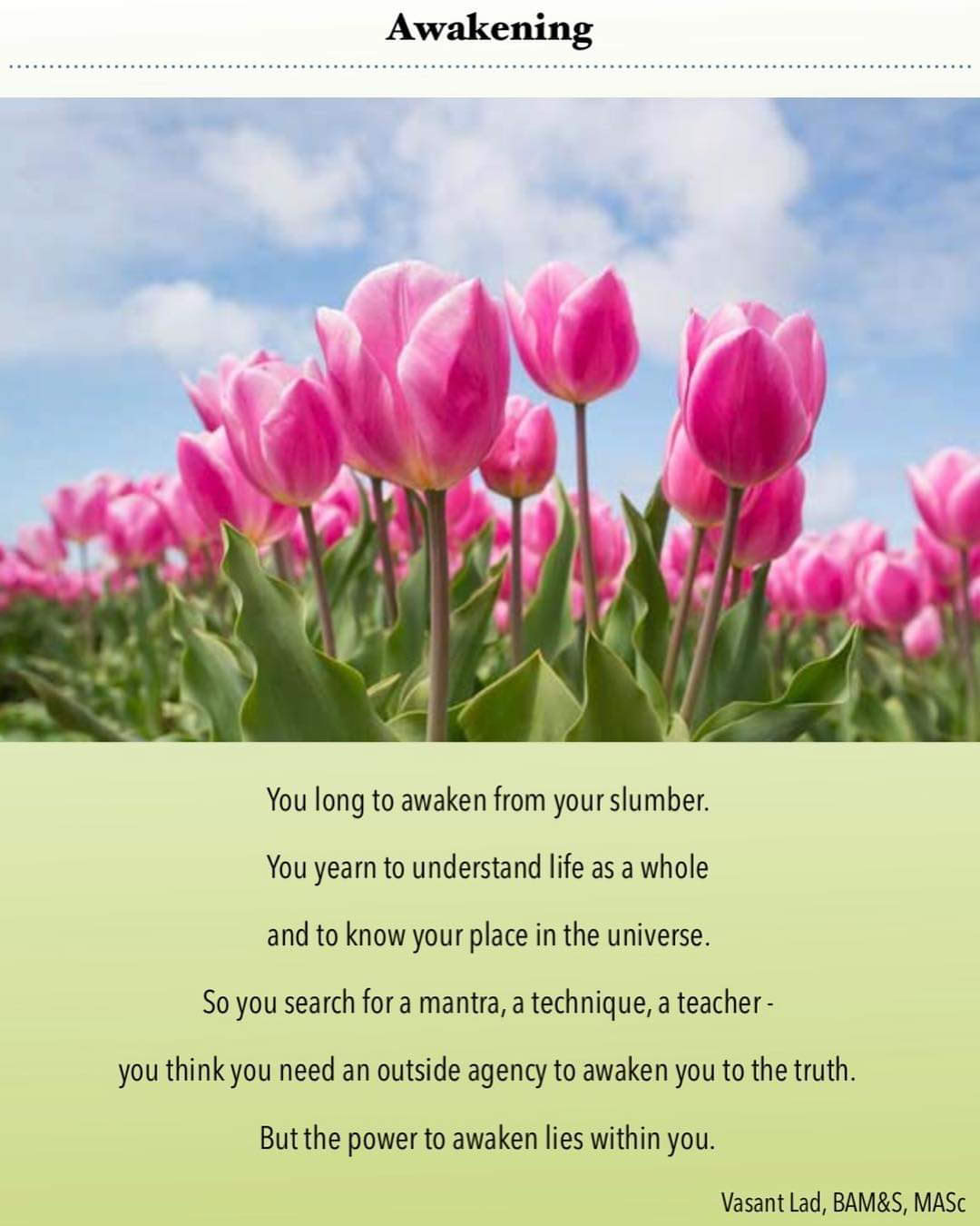 Ayurveda umarmen