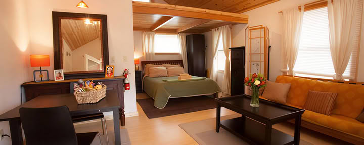 Deluxe Shanti - Private oder verheiratete Paare (Queen-Size-Bett + Futon)