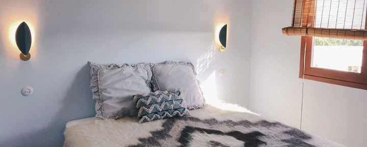 Doppelbett/geteiltes Bett in "Tiny house Sea