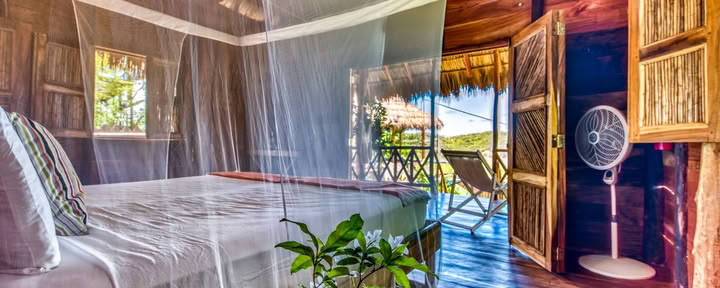 Privater Bungalow mit Meerblick